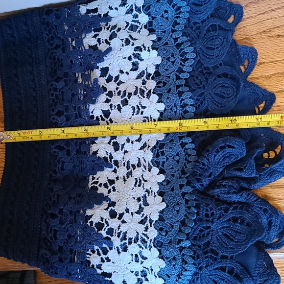 S/CH (3-5) DARK BLUE TO LIGHT BLUE SHORTS LACY - Picture 3 of 8